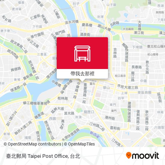臺北郵局 Taipei Post Office地圖