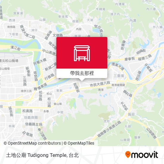 土地公廟 Tudigong Temple地圖