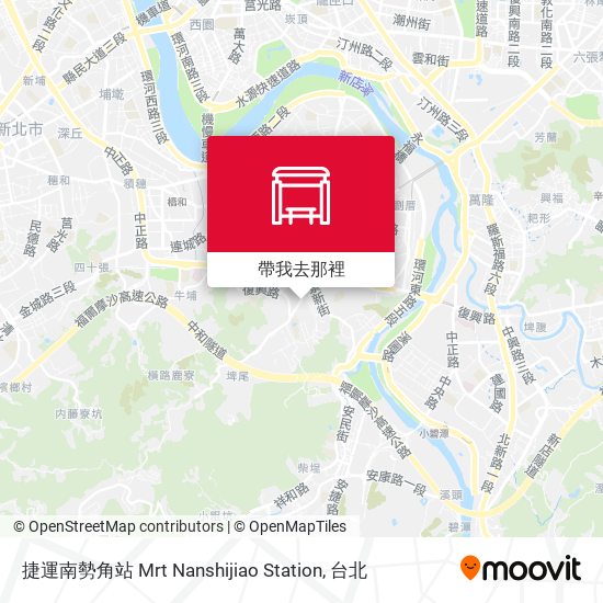 捷運南勢角站 Mrt Nanshijiao Station地圖