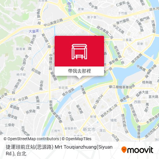 捷運頭前庄站(思源路) Mrt Touqianzhuang(Siyuan Rd.)地圖