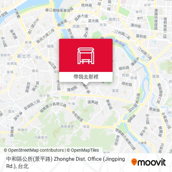 中和區公所(景平路) Zhonghe Dist. Office (Jingping Rd.)地圖
