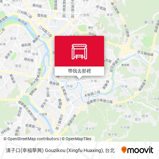 溝子口(幸福華興) Gouzikou (Xingfu Huaxing)地圖