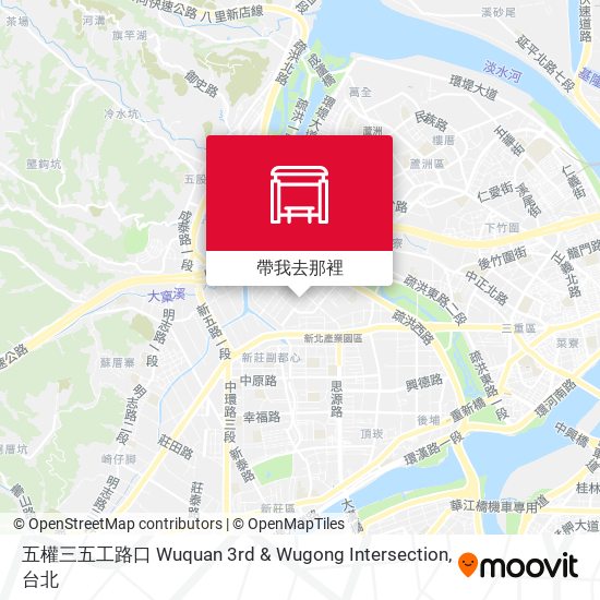 五權三五工路口 Wuquan 3rd & Wugong Intersection地圖
