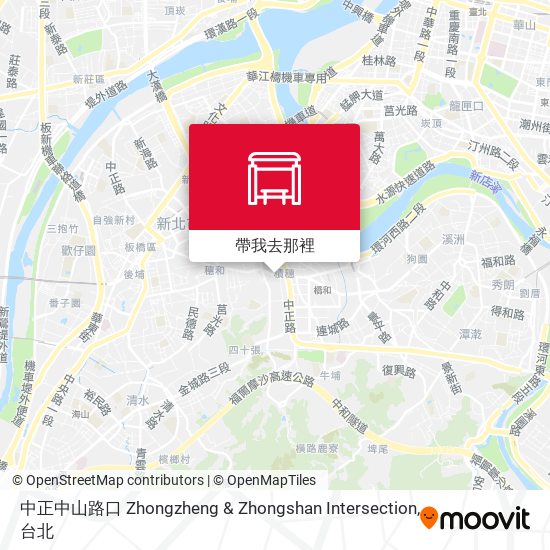 中正中山路口 Zhongzheng & Zhongshan Intersection地圖