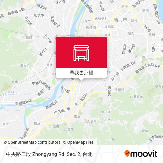 中央路二段 Zhongyang Rd. Sec. 2地圖