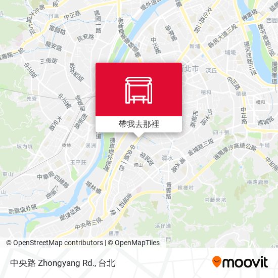 中央路 Zhongyang Rd.地圖