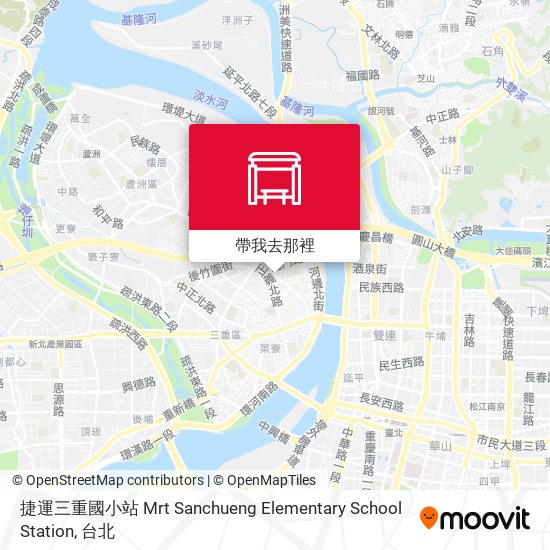 捷運三重國小站 Mrt Sanchueng Elementary School Station地圖