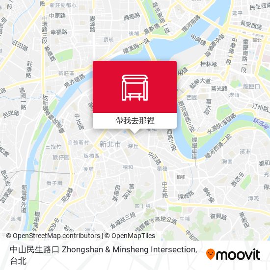 中山民生路口 Zhongshan & Minsheng Intersection地圖