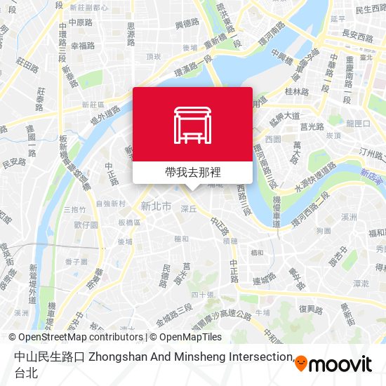 中山民生路口 Zhongshan And Minsheng Intersection地圖