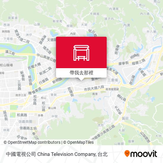 中國電視公司 China Television Company地圖