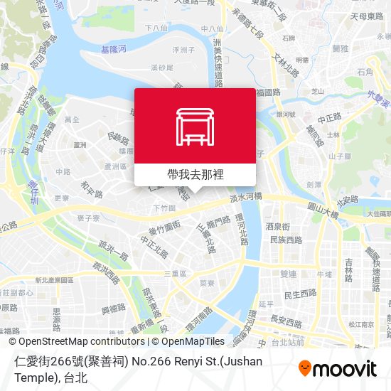 仁愛街266號(聚善祠) No.266 Renyi St.(Jushan Temple)地圖