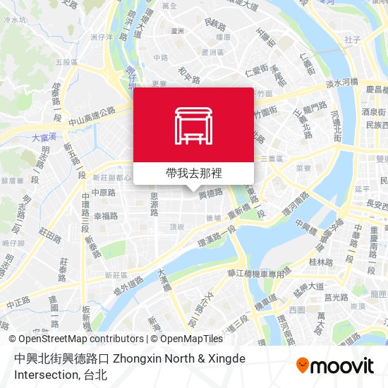 中興北街興德路口 Zhongxin North & Xingde Intersection地圖