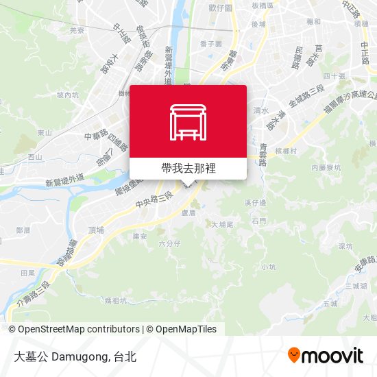 大墓公 Damugong地圖