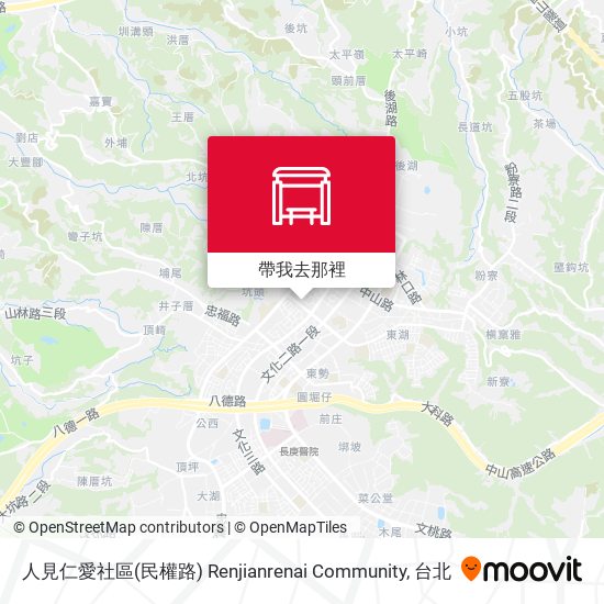 人見仁愛社區(民權路) Renjianrenai Community地圖