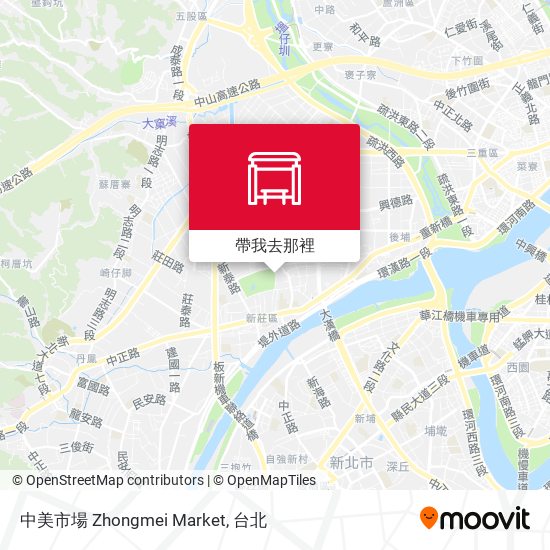 中美市場 Zhongmei Market地圖