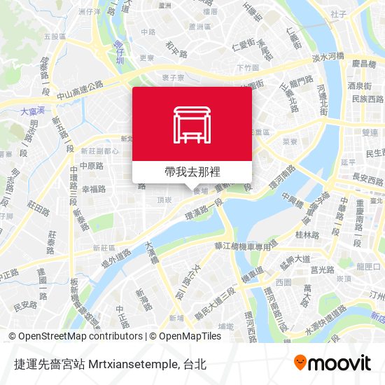 捷運先嗇宮站 Mrtxiansetemple地圖