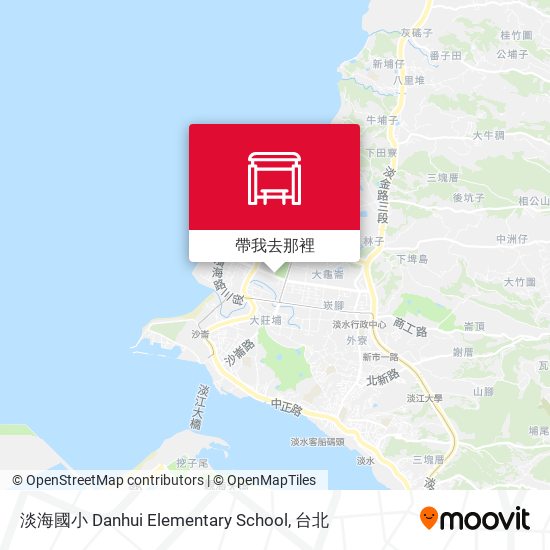 淡海國小 Danhui Elementary School地圖