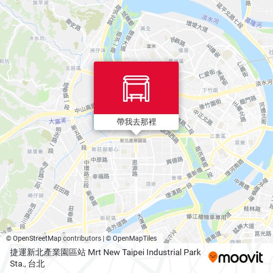 捷運新北產業園區站 Mrt New Taipei Industrial Park Sta.地圖