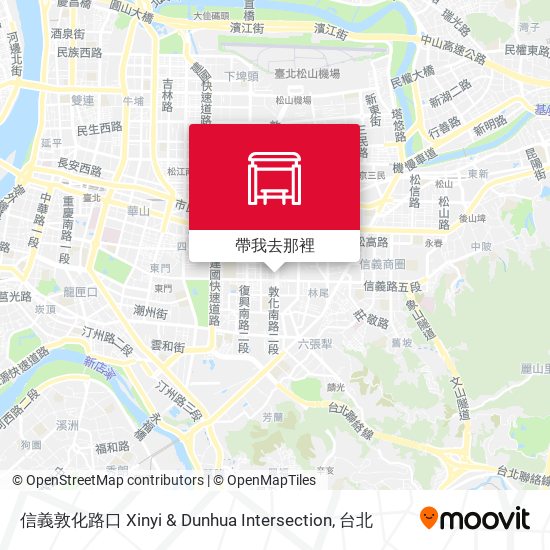 信義敦化路口 Xinyi & Dunhua Intersection地圖