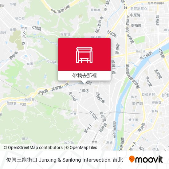 俊興三龍街口 Junxing & Sanlong Intersection地圖