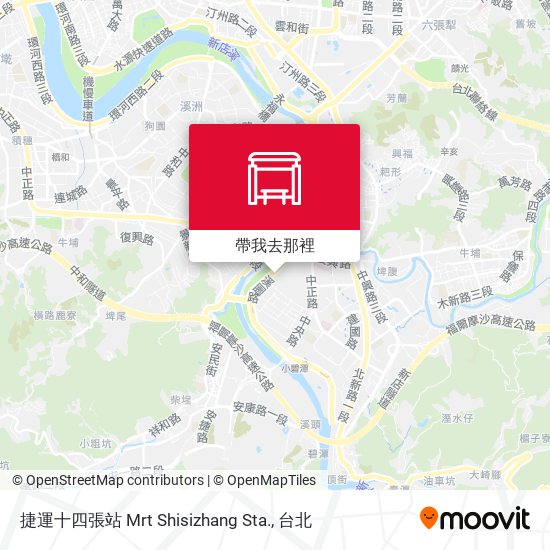 捷運十四張站 Mrt Shisizhang Sta.地圖