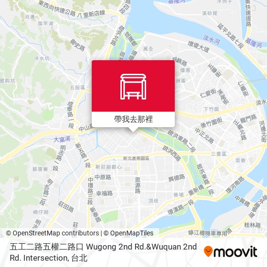 五工二路五權二路口 Wugong 2nd Rd.&Wuquan 2nd Rd. Intersection地圖