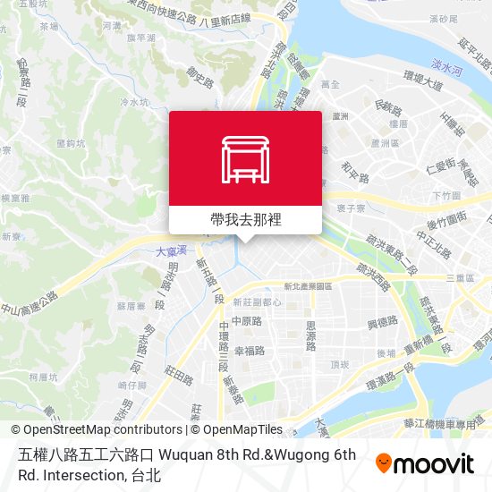 五權八路五工六路口 Wuquan 8th Rd.&Wugong 6th Rd. Intersection地圖