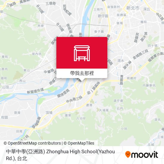 中華中學(亞洲路) Zhonghua High School(Yazhou Rd.)地圖