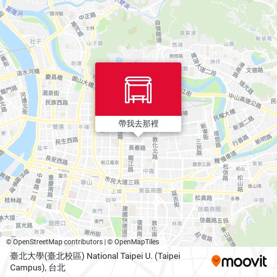 臺北大學(臺北校區) National Taipei U. (Taipei Campus)地圖