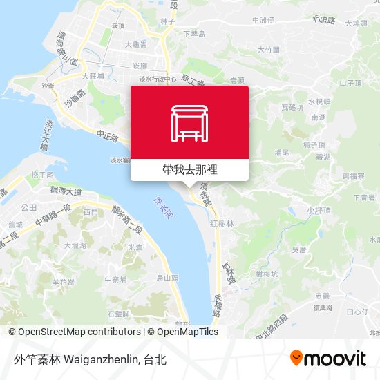 外竿蓁林 Waiganzhenlin地圖