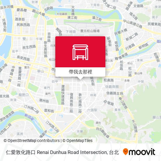 仁愛敦化路口 Renai Dunhua  Road Intersection地圖