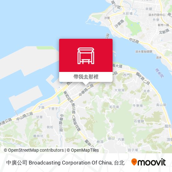 中廣公司 Broadcasting Corporation Of China地圖