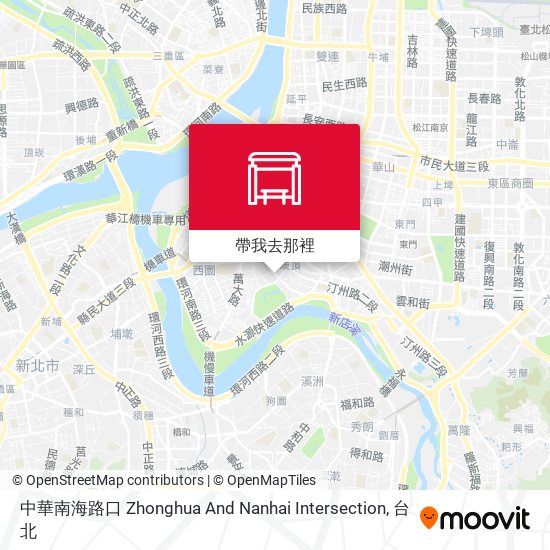 中華南海路口 Zhonghua And Nanhai Intersection地圖
