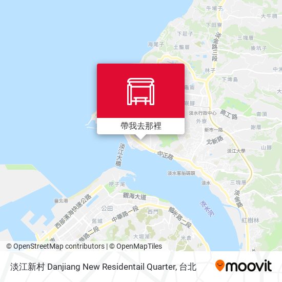 淡江新村 Danjiang New Residentail Quarter地圖
