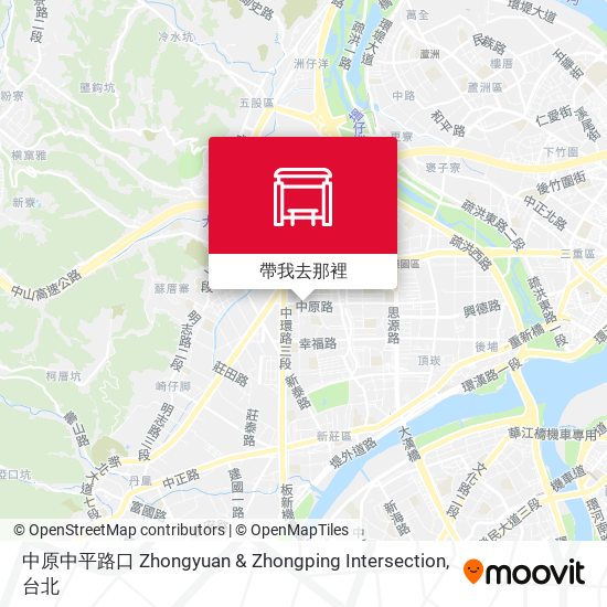 中原中平路口 Zhongyuan & Zhongping Intersection地圖