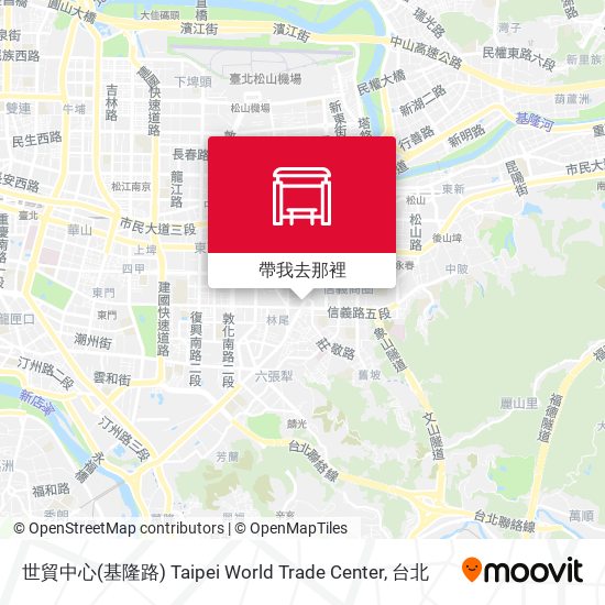世貿中心(基隆路) Taipei World Trade Center地圖