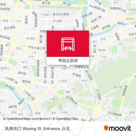 吳興街口 Wuxing St. Entrance地圖