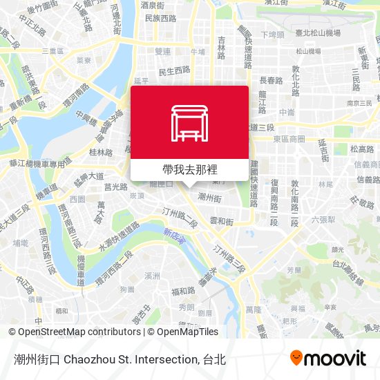 潮州街口 Chaozhou St. Intersection地圖