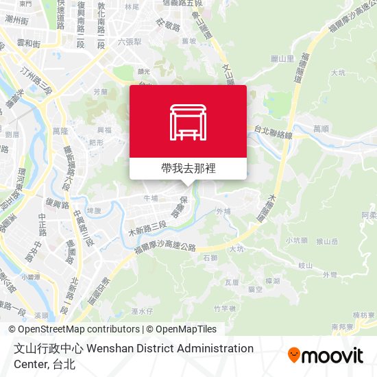 文山行政中心 Wenshan District Administration Center地圖