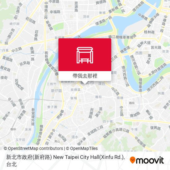新北市政府(新府路) New Taipei City Hall(Xinfu Rd.)地圖