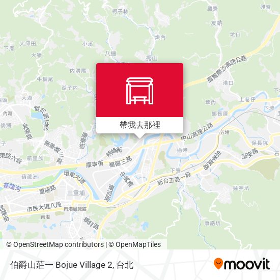 伯爵山莊一 Bojue Village 2地圖