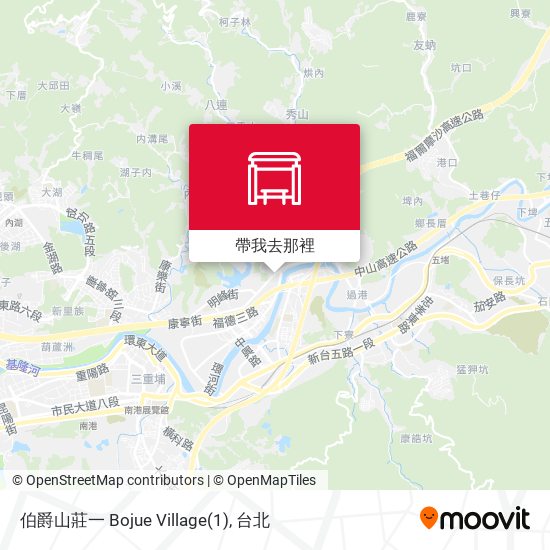 伯爵山莊一 Bojue Village(1)地圖