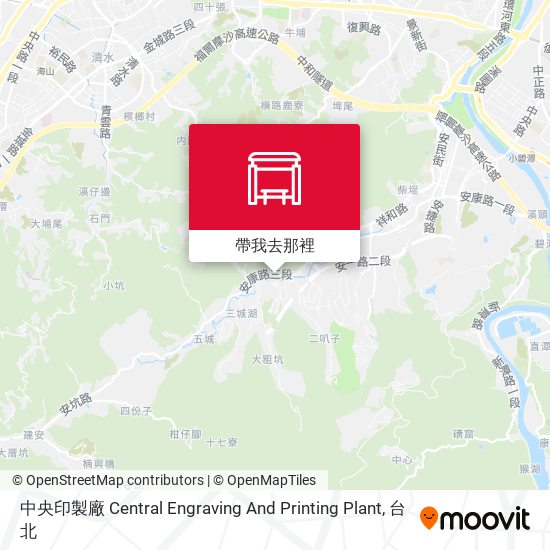 中央印製廠 China Engraving & Printing Works地圖