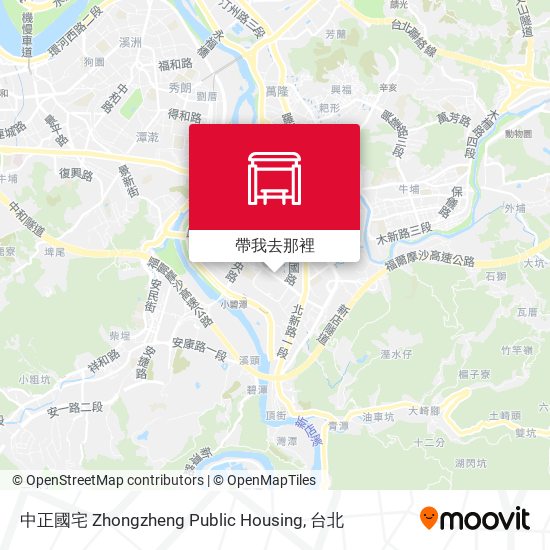中正國宅 Zhongzheng Public Housing地圖