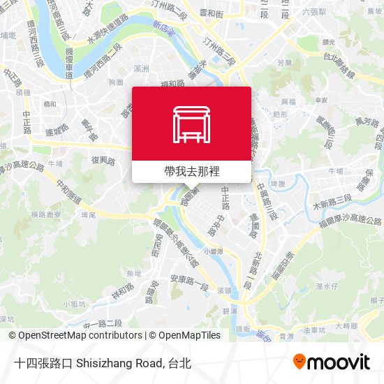 十四張路口 Shisizhang Road地圖