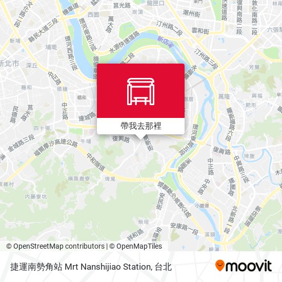 捷運南勢角站 Mrt Nanshijiao Station地圖