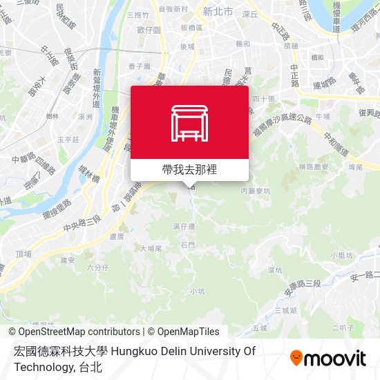 宏國德霖科技大學 Hungkuo Delin University Of Technology地圖