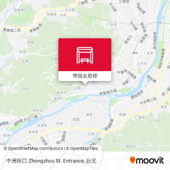 中洲街口 Zhongzhou St. Entrance地圖
