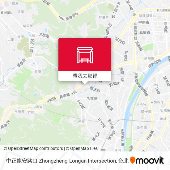 中正龍安路口 Zhongzheng-Longan Intersection地圖