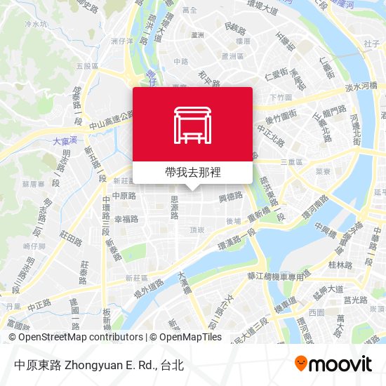 中原東路 Zhongyuan E. Rd.地圖